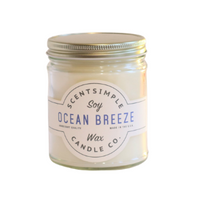 Ocean Breeze Soy Wax Candle Chesapeake Bay Goods