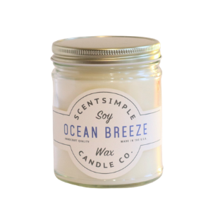 Ocean Breeze Soy Wax Candle Chesapeake Bay Goods