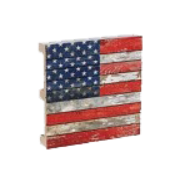 American Flag Patriotic Pallet Coaster 4-Pack Chesapeake Bay Goods