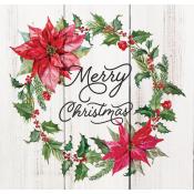 Merry Christmas Pallet Décor with Wreath - Chesapeake Bay Goods