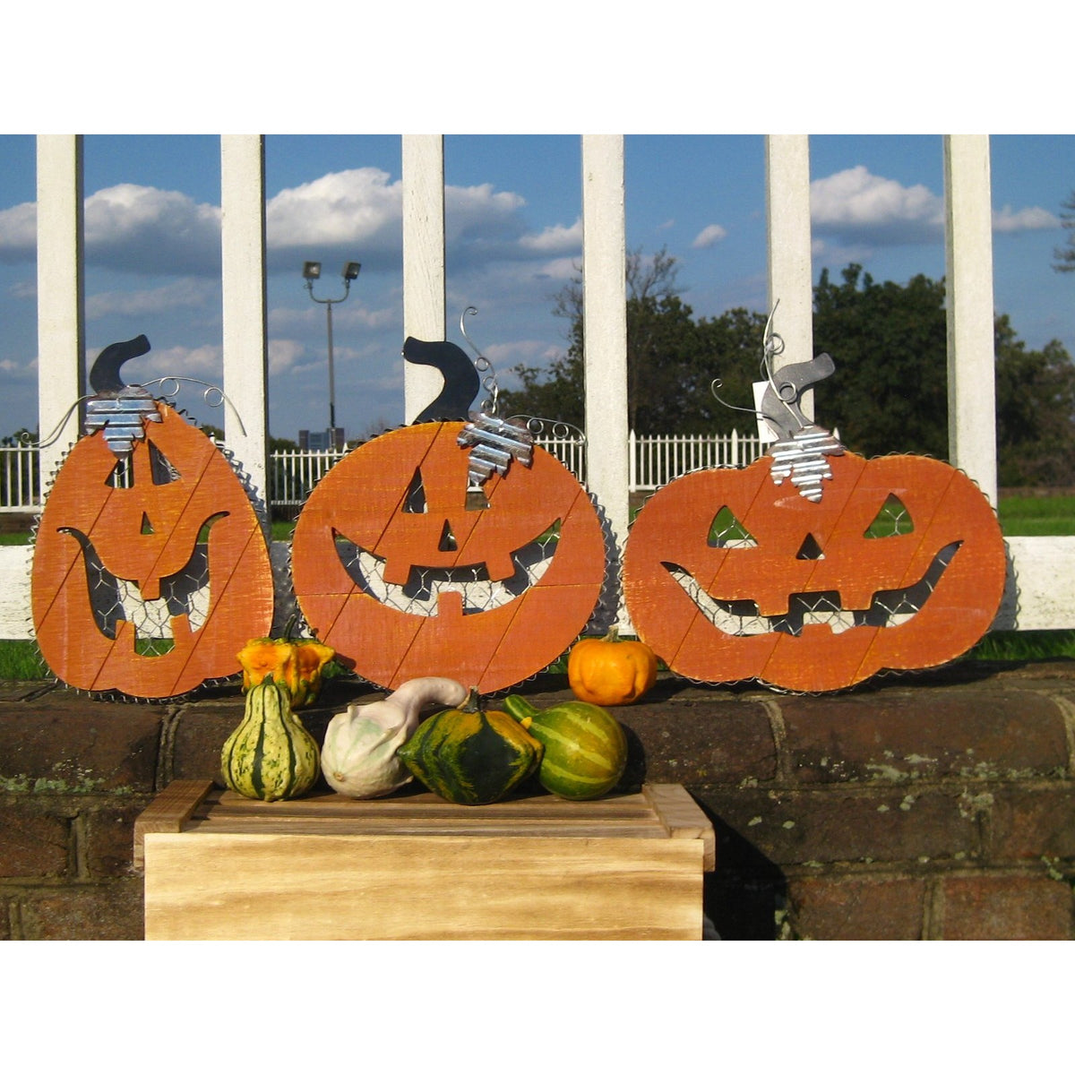 Jack-O-Lantern Hanger Set of 3 - Chesapeake Bay Goods