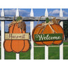 Pumpkin Hanging Wall Art - Welcome and Harvest - Chesapeake Bay Goods