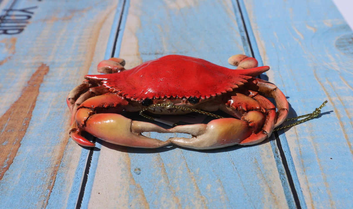 Red Crab Christmas Ornament