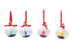Sailboat in a Bottle Ball Ornament - Chesapeake Bay Goods