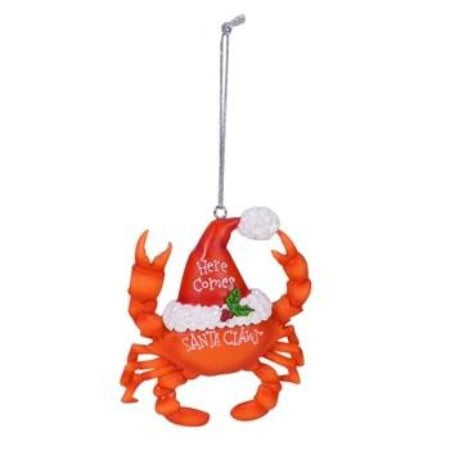 Santa Claws Red Crab Christmas Ornament - Chesapeake Bay Goods
