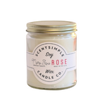 Sea Rose Soy Wax Candle Chesapeake Bay Goods