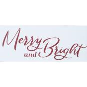 Merry and Bright Small Sign Block - Chesapeake Bay Goods