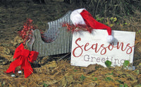 Seasons Greetings Wood Pallet Decor