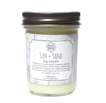 Sun and Sand Soy Wax Candle Chesapeake Bay Goods