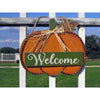 Pumpkin Hanging Wall Art - Welcome and Harvest - Chesapeake Bay Goods