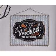 Halloween Wall Plaque "Wicked" - Chesapeake Bay Goods