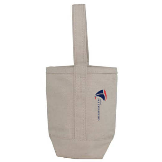 Natural Canvas Wine Tote - Chesapeake Bay Goods