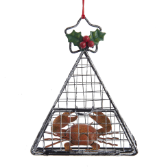Nautical Wire Cage with Crab Ornament Chesapeake Bay Goods
